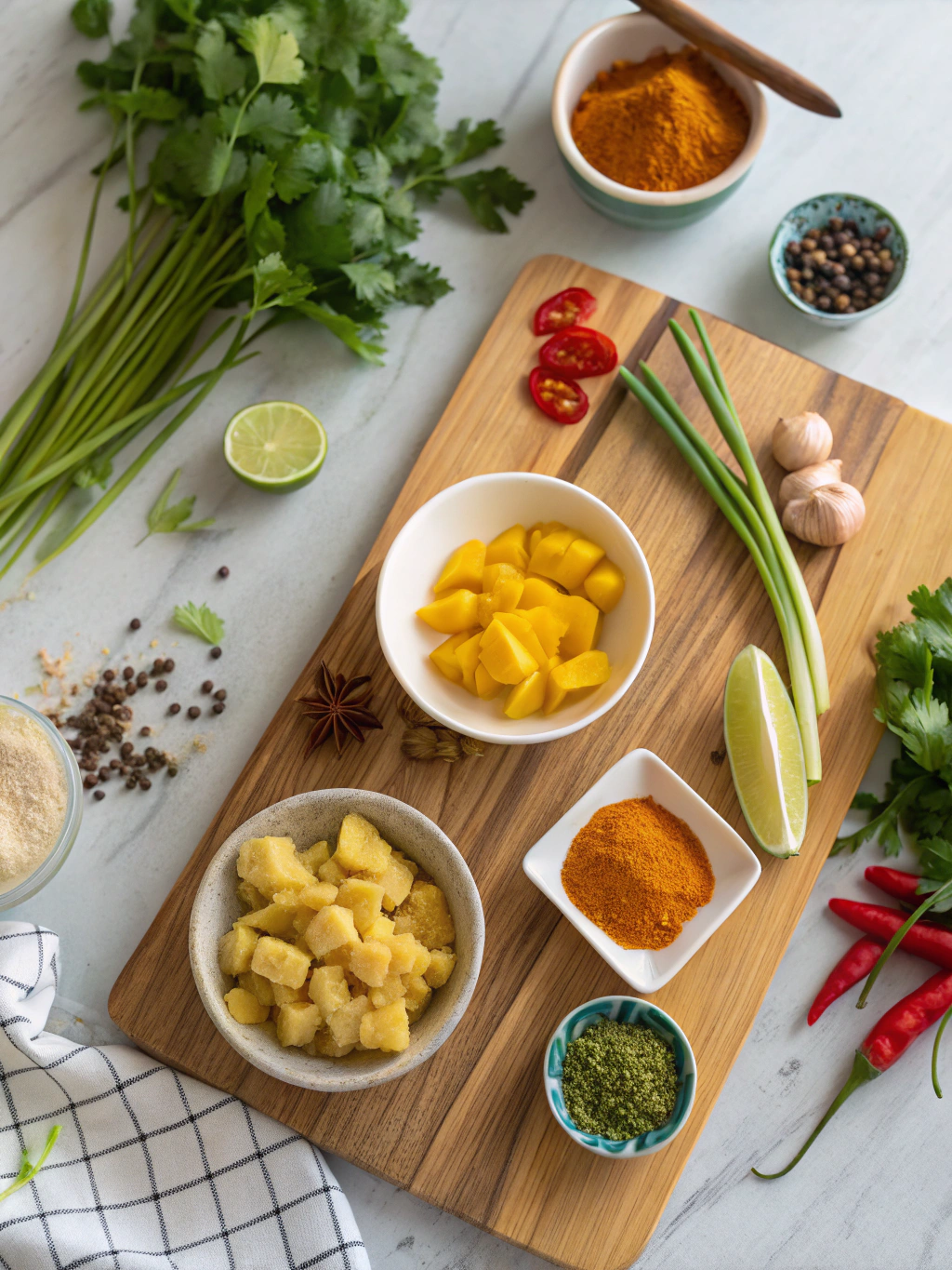 Thai Yellow Curry Recipe ingredients