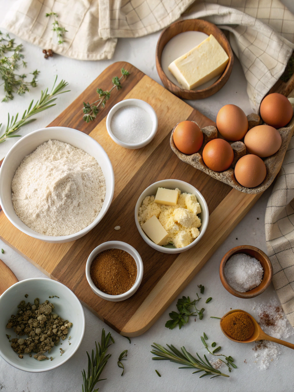 Brown Sugar Pound Cake ingredients